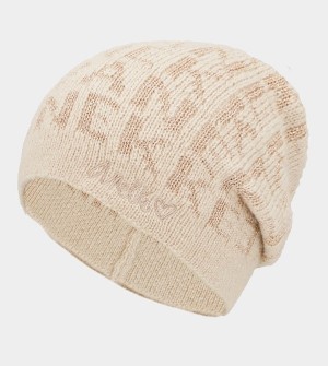 Anekke Beige Contemporary Knit Cappelli | UK9805367