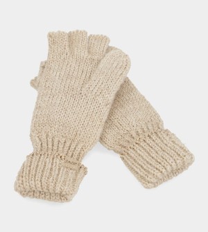 Anekke Beige Logo Mittens Guanti | HE8619723