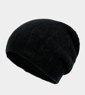 Anekke Black Contemporary Knit Cappelli | HE0597486