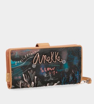 Anekke Coral Black Large Portafogli | RL9704125