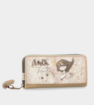 Anekke Large Printed Rfid Memories Portafogli | CK5180379