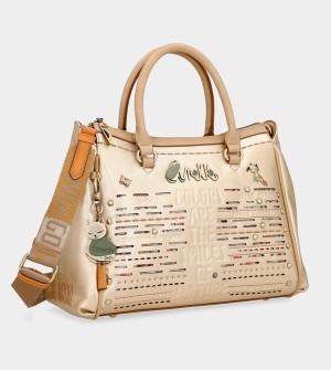 Anekke Nature Pachamama Golden Doctor Borsa a Mano | TY4591328