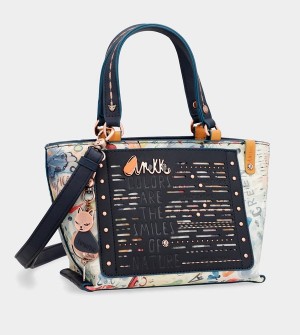 Anekke Nature Pachamama Navy Blue Borse Tote | CS0527348