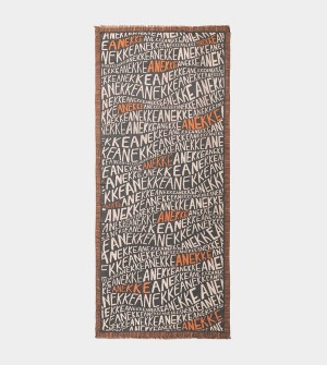 Anekke Pashmina Logo Brown Sciarpa | JI6470531