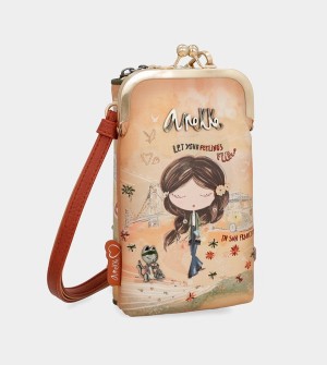 Anekke Peace & Love Camel 3-in-1 Rfid Borse Crossbody | DV4736280