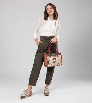Anekke Peace & Love Camel Borse Crossbody | YD2109765