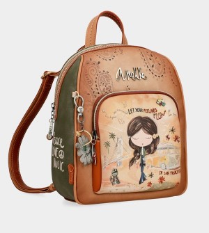 Anekke Peace & Love Camel Medium Zaini | LV2871946