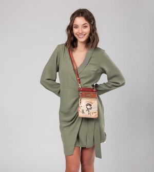 Anekke Peace & Love Camel Mini Borse Crossbody | KN5436870
