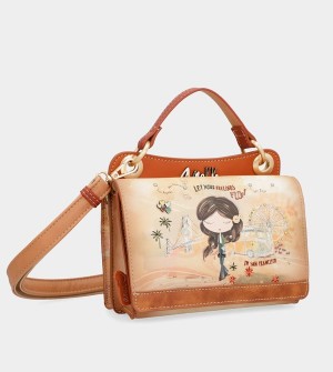 Anekke Peace & Love Camel Mini Borse Crossbody | PN3465980