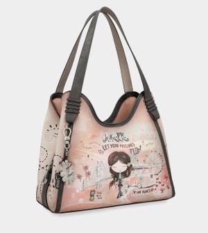 Anekke Peace & Love Pink Borse A Tracolla | UP8913562