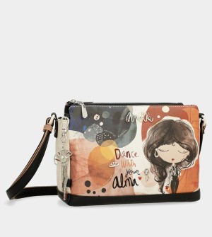 Anekke Printed With 3 Compartments Alma Borse Crossbody | QC6453120