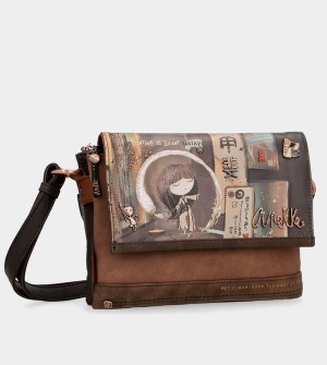 Anekke Shōen 3 Compartment Flap Borse Crossbody | BJ4163059