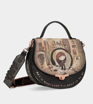 Anekke Shōen Oval With Flap Borse Crossbody | DG2685730