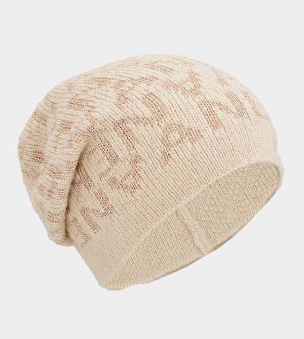 Anekke Beige Contemporary Knit Cappelli | UK9805367
