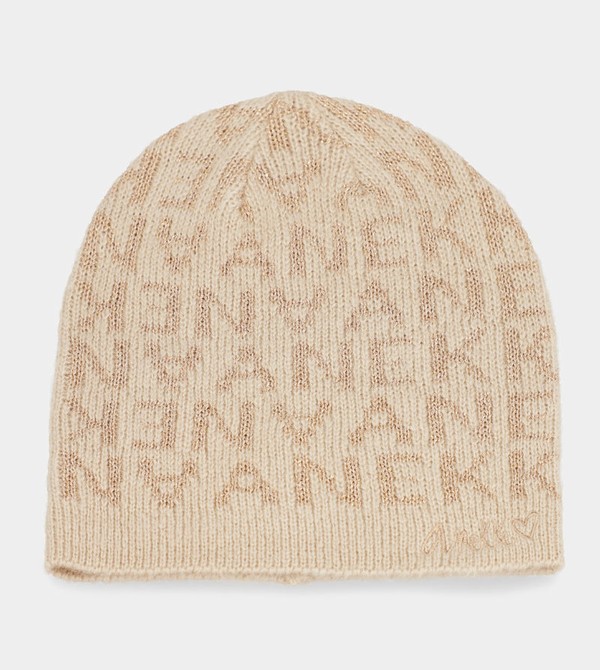 Anekke Beige Contemporary Knit Cappelli | UK9805367