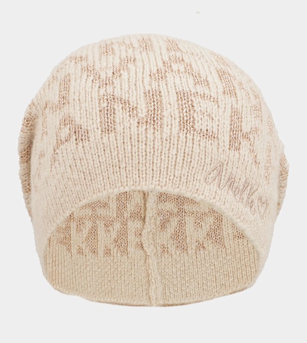 Anekke Beige Contemporary Knit Cappelli | UK9805367