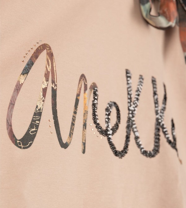 Anekke Beige Cut-out Felpe | KZ8164309