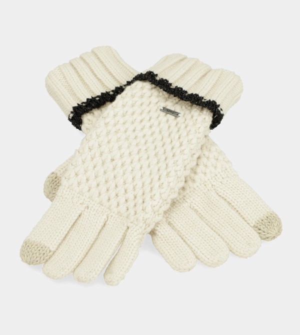 Anekke Beige Knitted Guanti | BE6129804
