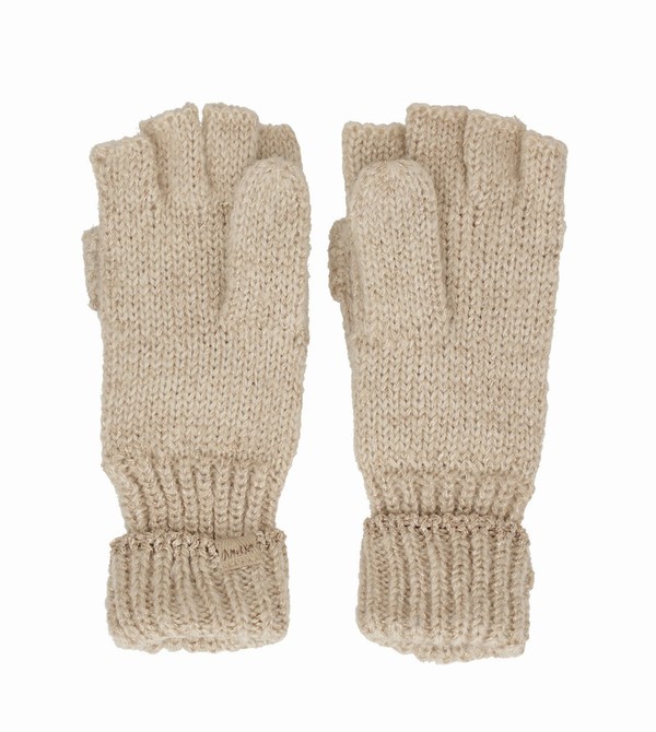Anekke Beige Logo Mittens Guanti | HE8619723