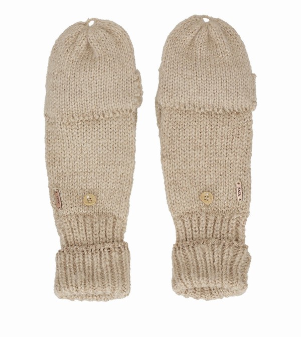 Anekke Beige Logo Mittens Guanti | HE8619723
