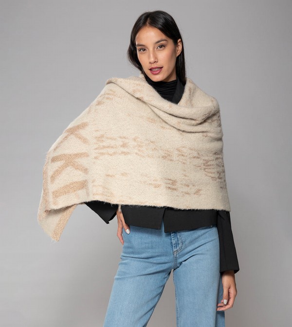 Anekke Beige Logomania. Sciarpa | WC1679352