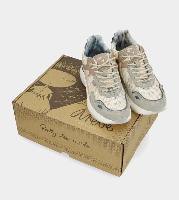 Anekke Beige Sports Memories Scarpe | KN7409128