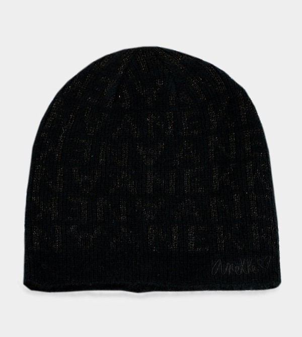 Anekke Black Contemporary Knit Cappelli | HE0597486