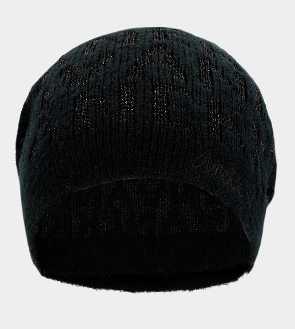 Anekke Black Contemporary Knit Cappelli | HE0597486