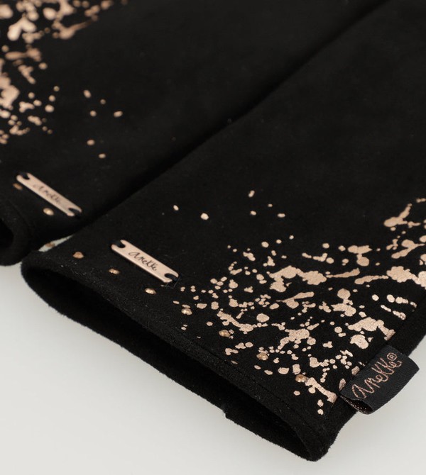Anekke Black Fleece-lined Guanti | RE2581930