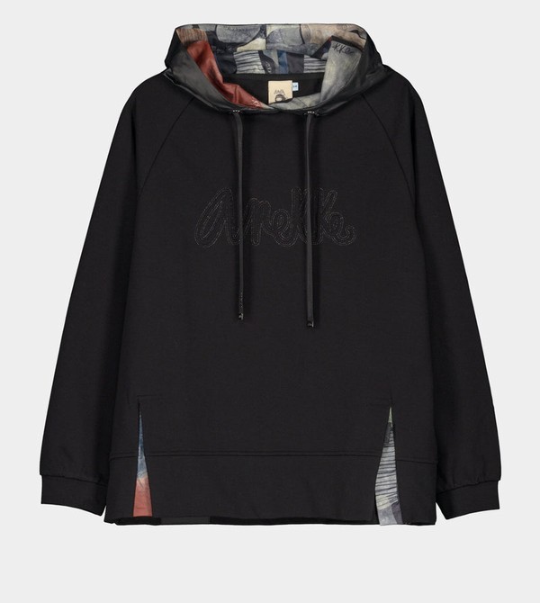 Anekke Black Hoodie Felpe | KO1245607