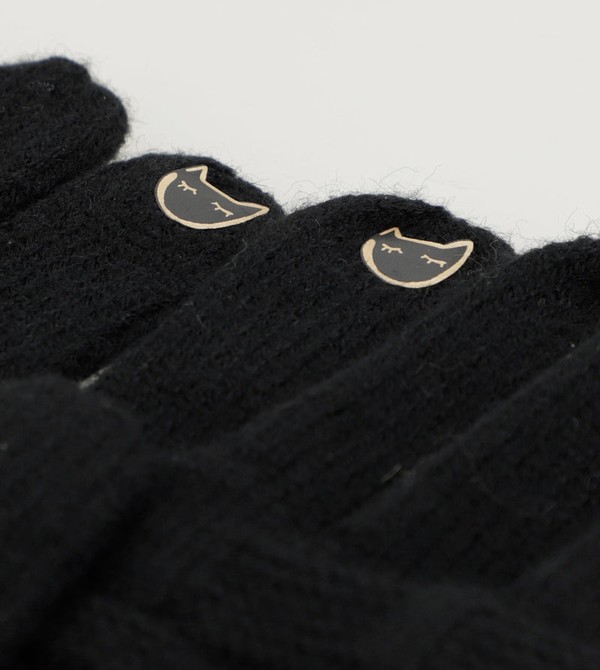 Anekke Black Knit Guanti | TF1943705