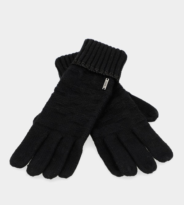 Anekke Black Knit Guanti | TF1943705