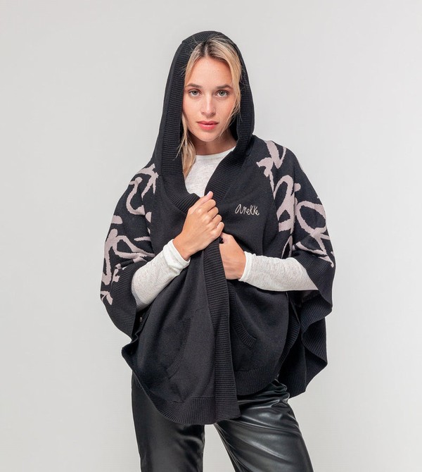Anekke Black Poncho-style Giacche | GX1609542