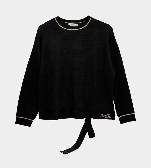 Anekke Black Shōen Crew Neck Maglioni | JS6751248