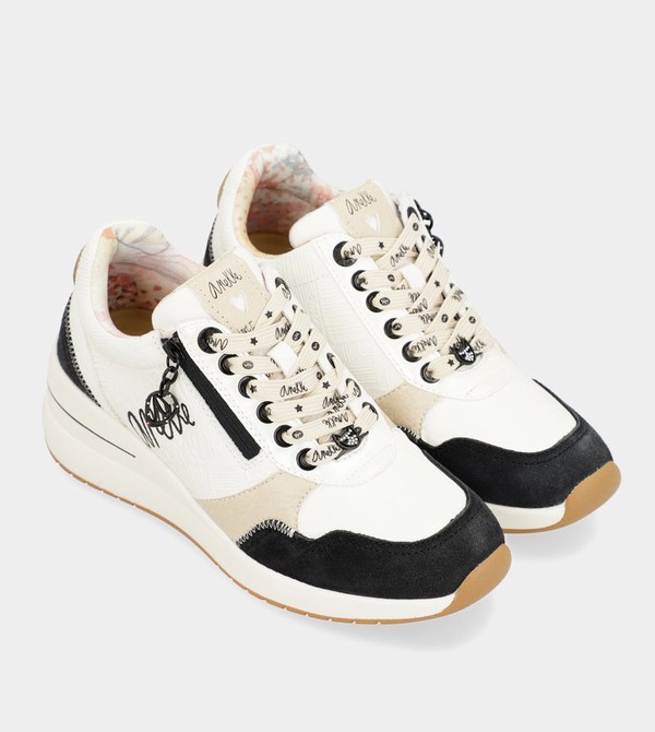 Anekke Black & White Wedge Scarpe | PR4216839