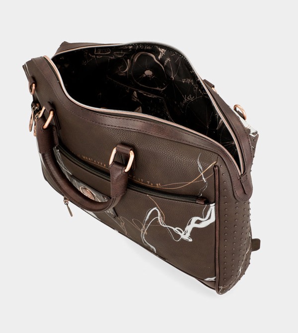 Anekke Brown Briefcase Nature Shodō Borse Per Documenti | VX3967281