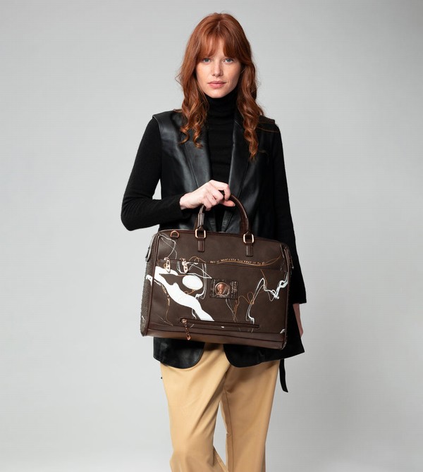 Anekke Brown Briefcase Nature Shodō Borse Per Documenti | VX3967281