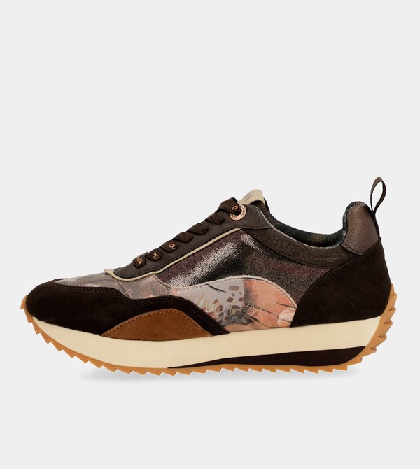 Anekke Brown Palette Patterned Sports Scarpe | LM6924507