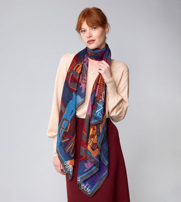 Anekke Contemporary Blue Sciarpa | IM9856437