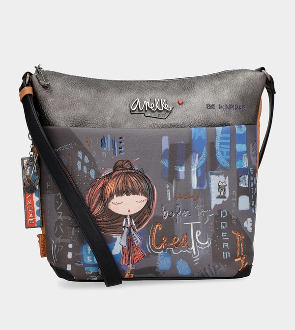 Anekke Contemporary Large Printed Messenger Borse Crossbody | YT0487519
