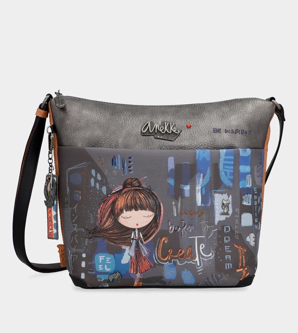 Anekke Contemporary Large Printed Messenger Borse Crossbody | YT0487519