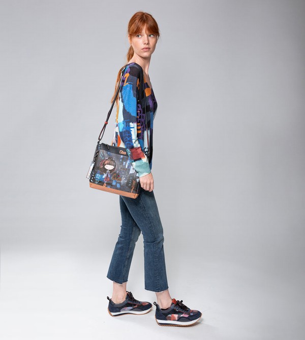 Anekke Contemporary Rectangular 3 Compartment Contemporary Borse Crossbody | KQ5289341