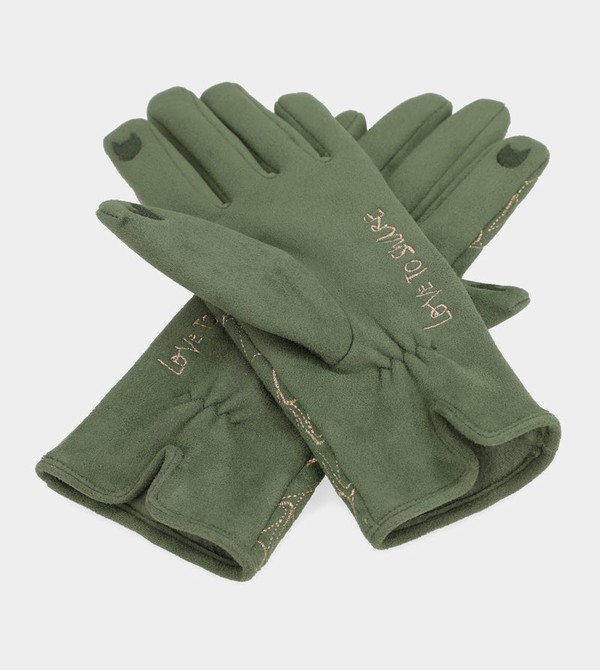 Anekke Logo Green Guanti | LN1496782