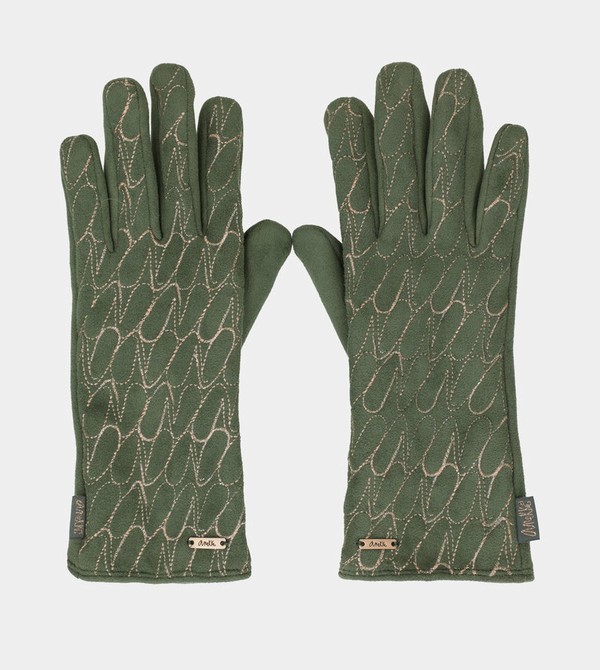 Anekke Logo Green Guanti | LN1496782