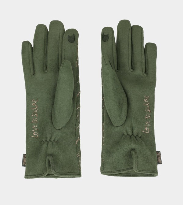 Anekke Logo Green Guanti | LN1496782
