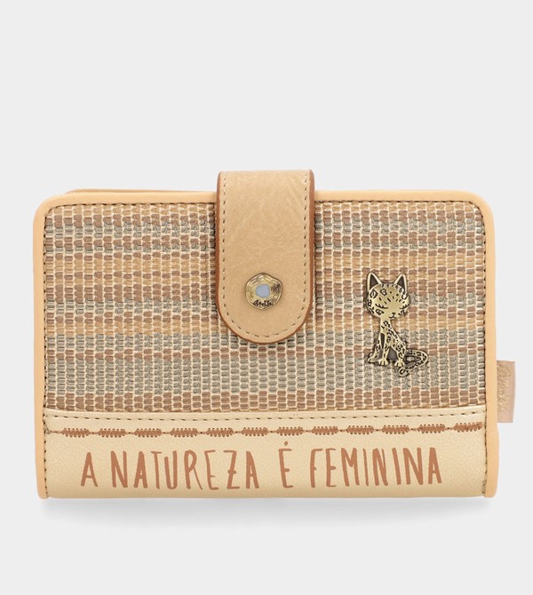 Anekke Nature Pachamama Gold Medium Rfid Portafogli | IE7398016