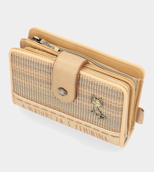 Anekke Nature Pachamama Gold Medium Rfid Portafogli | IE7398016