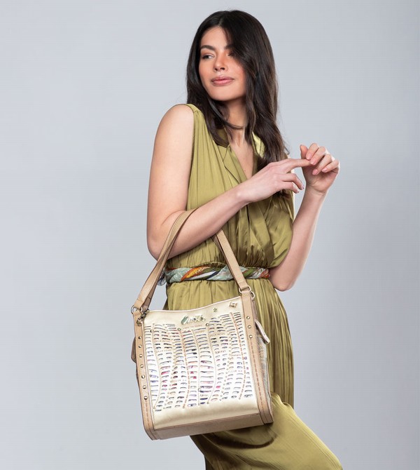 Anekke Nature Pachamama Golden Borse Tote | MN9835167