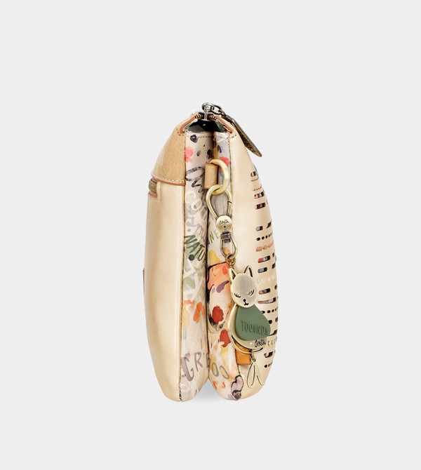 Anekke Nature Pachamama Golden With Two Compartments Borse Crossbody | BA5874129