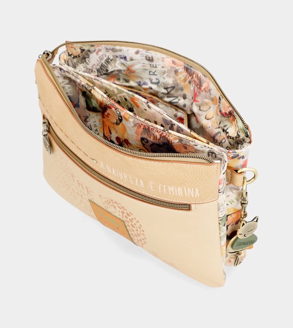 Anekke Nature Pachamama Golden With Two Compartments Borse Crossbody | BA5874129